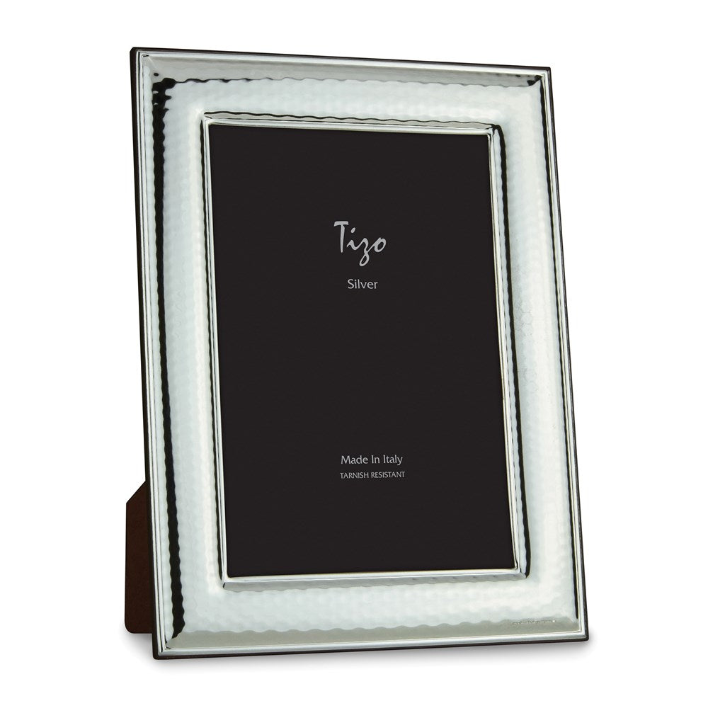 Occasion Gallery 925 Sterling Silver Hammered 8x10 Photo Picture Frame