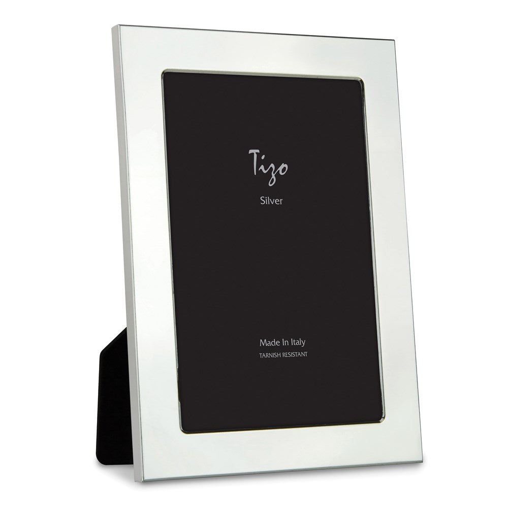 Occasion Gallery 925 Sterling Silver Flat Plain 4x6 Photo Picture Frame