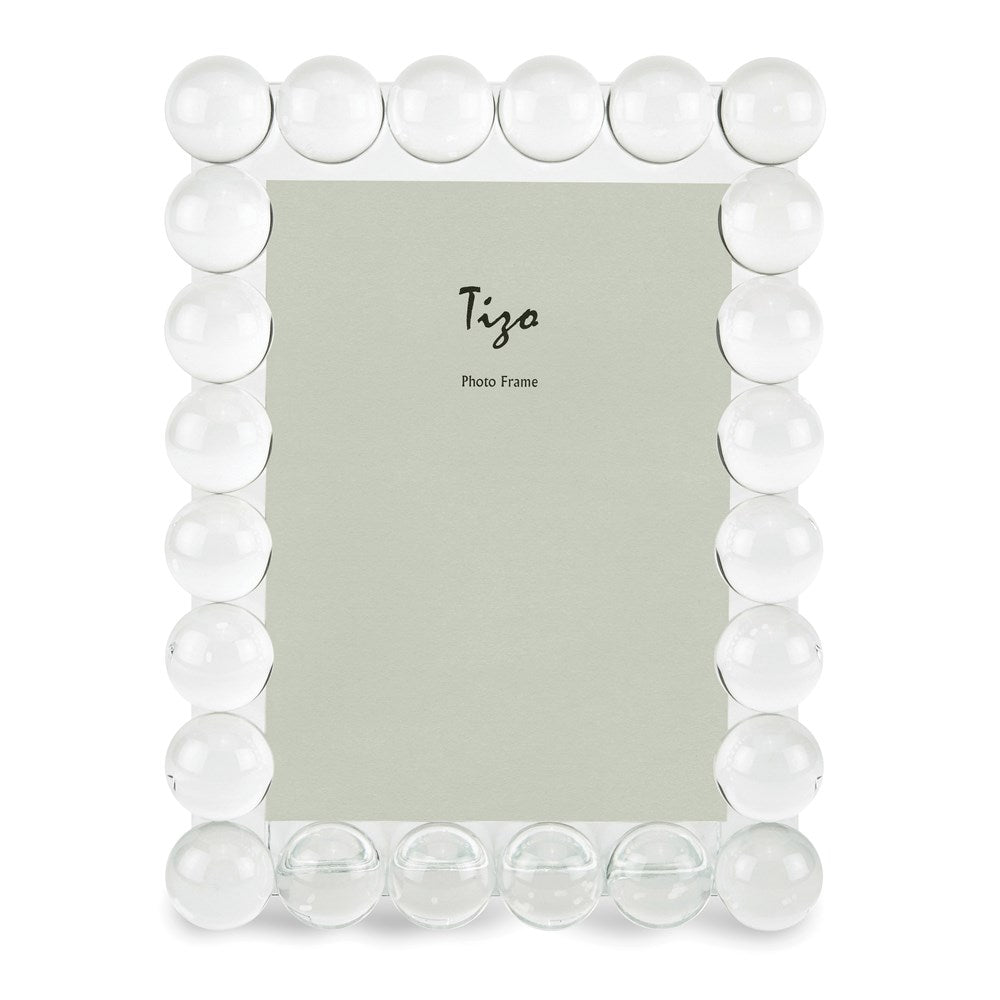 Occasion Gallery Crystal Glass 5x7 Bubble Photo Picture Frame