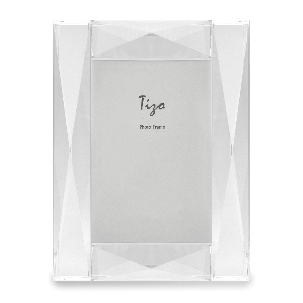Occasion Gallery Crystal Glass Diamond-cut 5x7 Photo Picture Frame