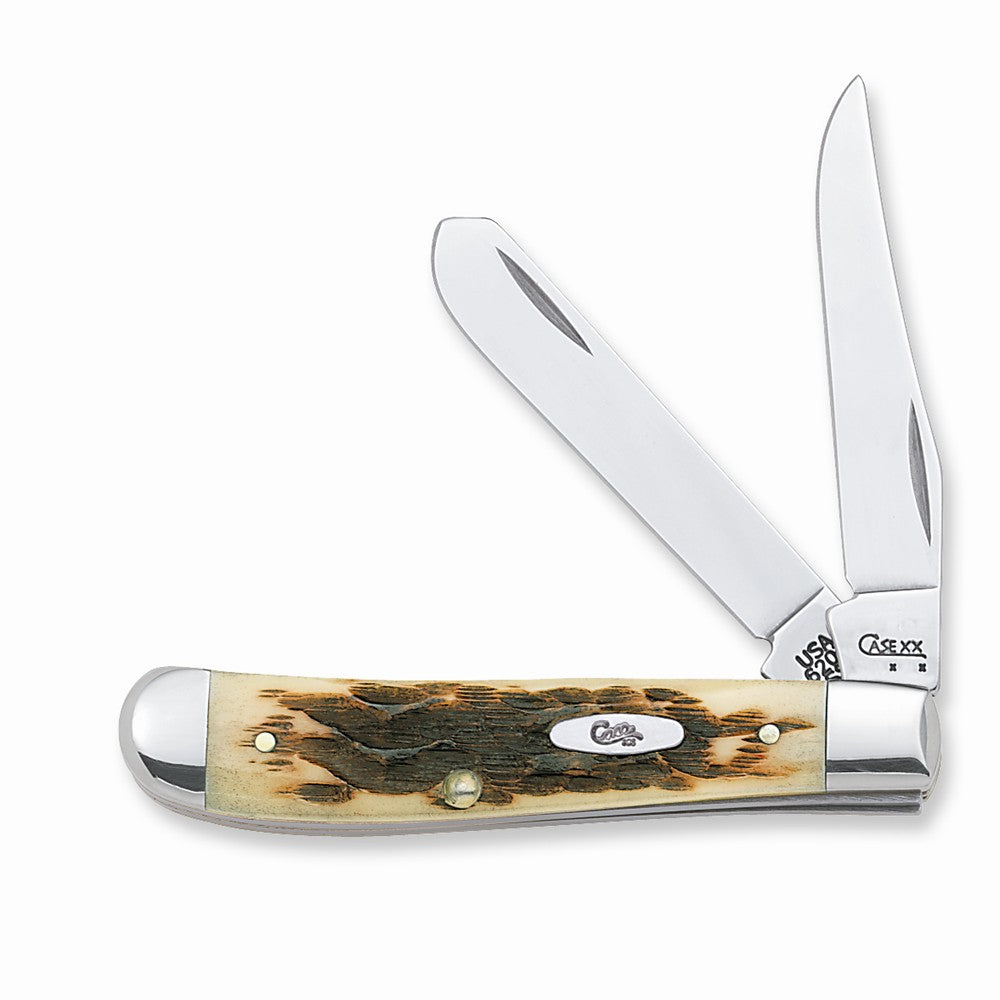 Case Amber Mini Trapper Pocket Knife