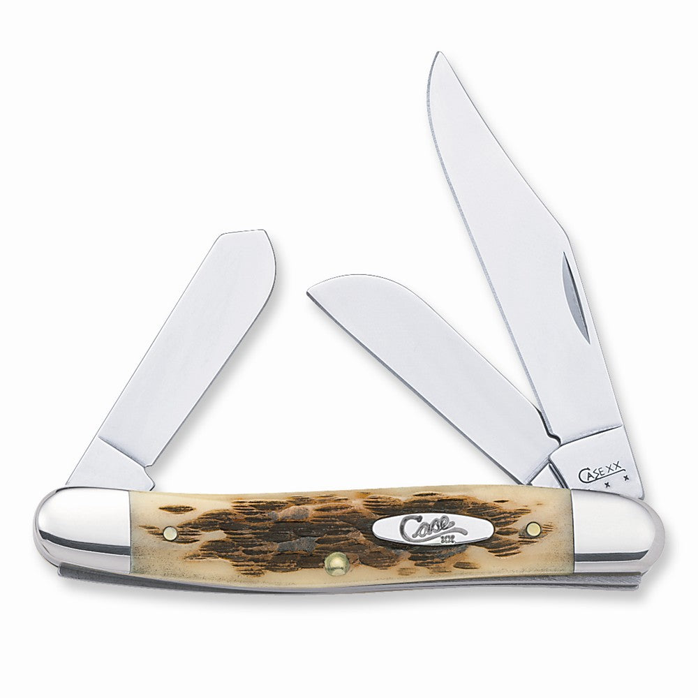 Case Amber Bone Stockman Knife