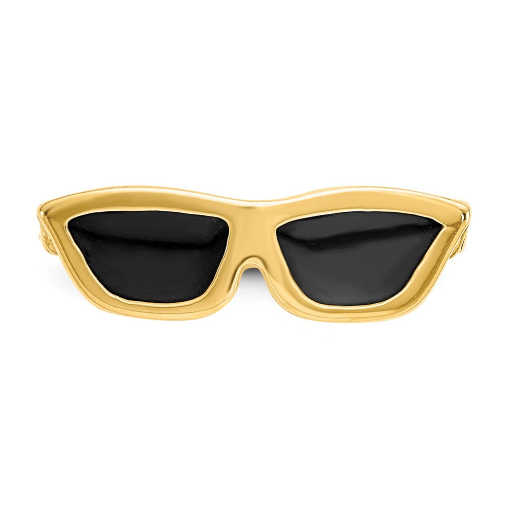 Million Charms 14k Yellow Gold Enameled Sunglasses Toe Ring