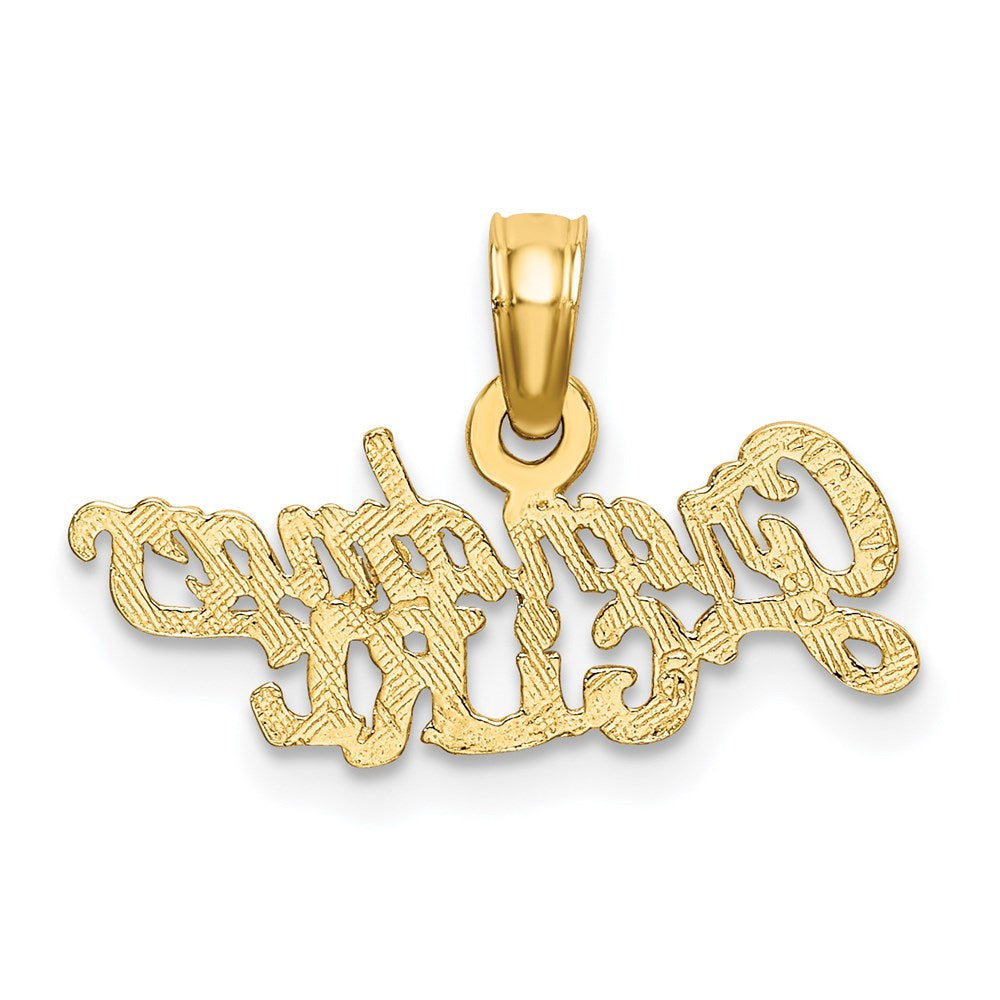 Million Charms 14K Yellow Gold Themed Grandma'S Girl Charm