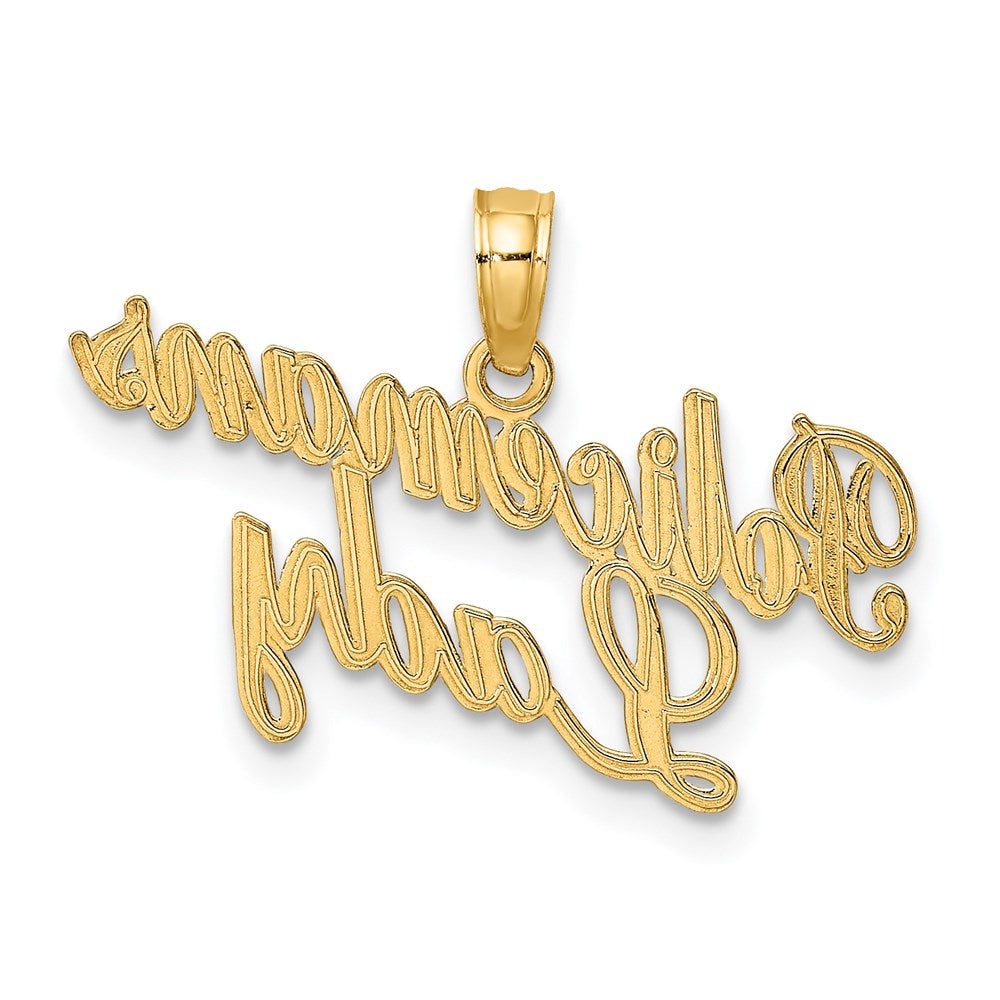Million Charms 14K Yellow Gold Themed Policeman'S Lady Charm