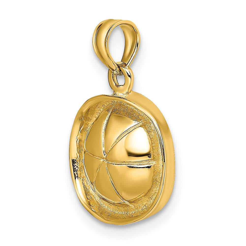 Million Charms 14K Yellow Gold Themed Sailor Hat Charm