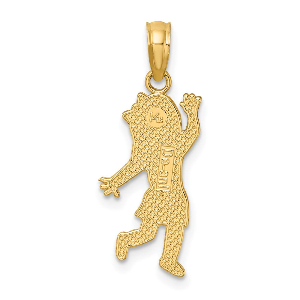 Million Charms 14K Yellow Gold Themed Girl Charm