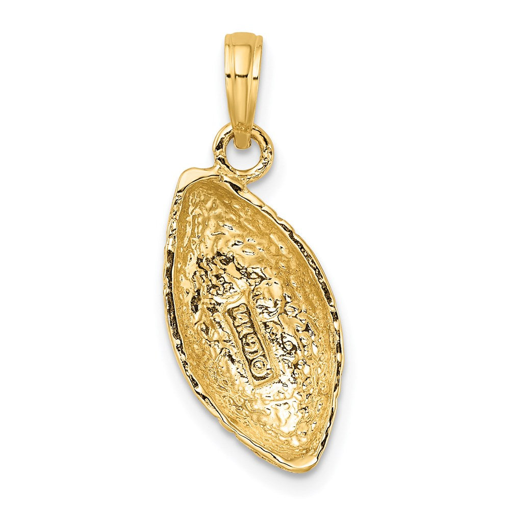 Million Charms 14K Yellow Gold Themed Sports Football Charm