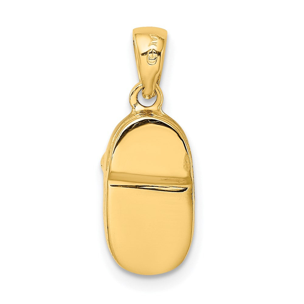 Million Charms 14K Two-Tone Baby Shoe Charm