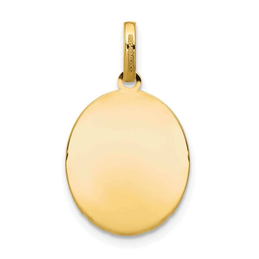 Million Charms 14K Two-Tone Relgious Our Lady Of Guadalupe Pendant