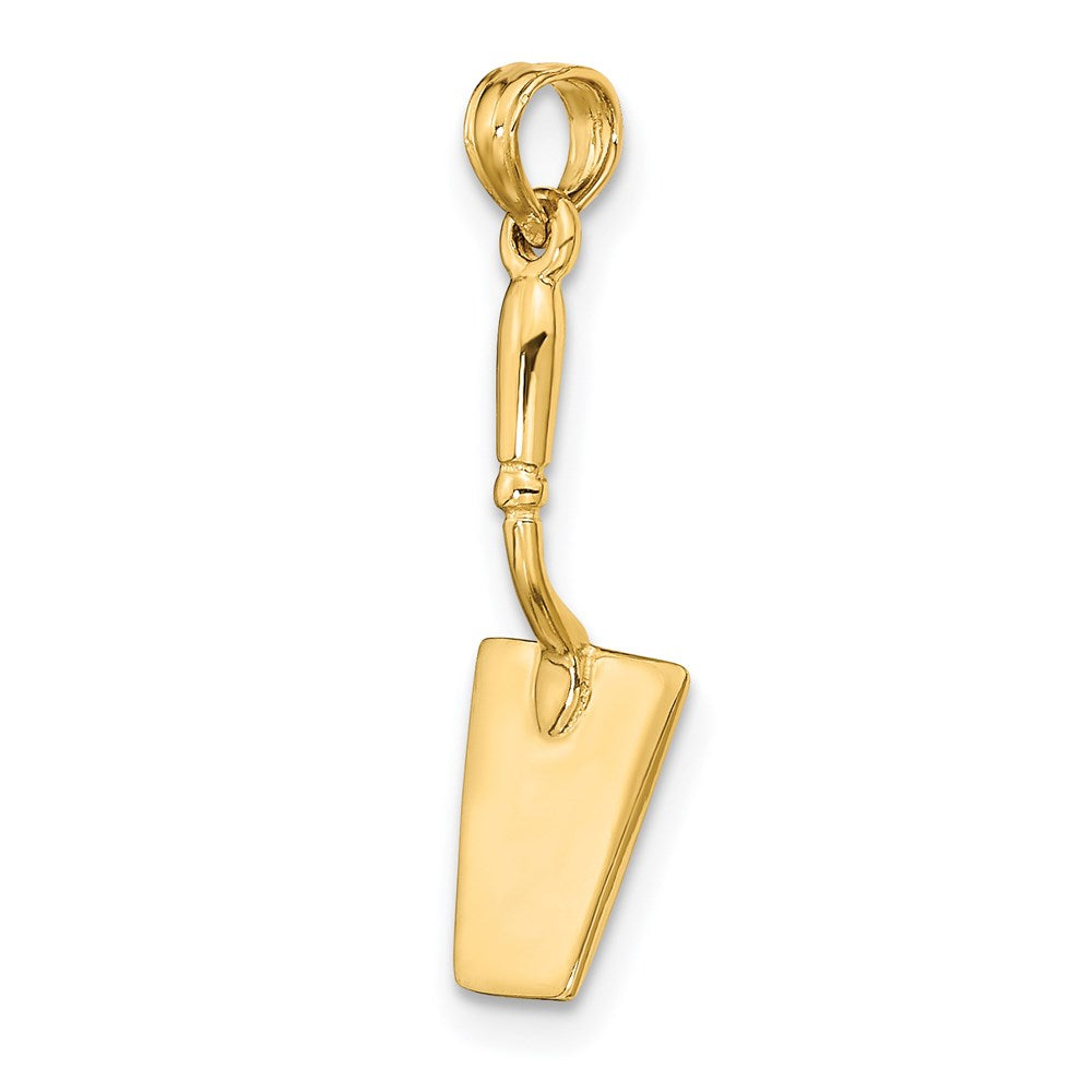 Million Charms 14K Yellow Gold Themed 3-D Concrete Hp Tool Spatula Charm