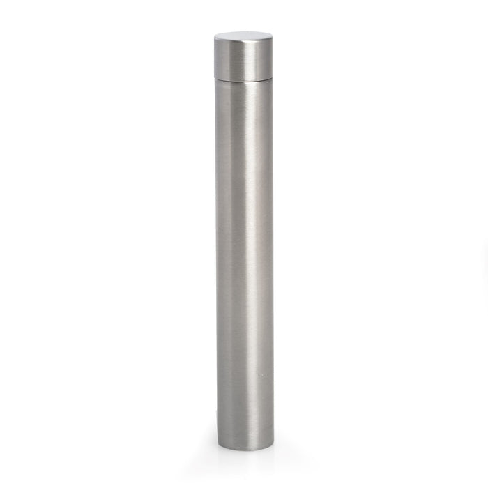 Occasion Gallery SILVER Color "Doobie" Tube, Stores up to king sized joints or pre-rolled cigarettes 0.5 L x  W x 4.5 H in.