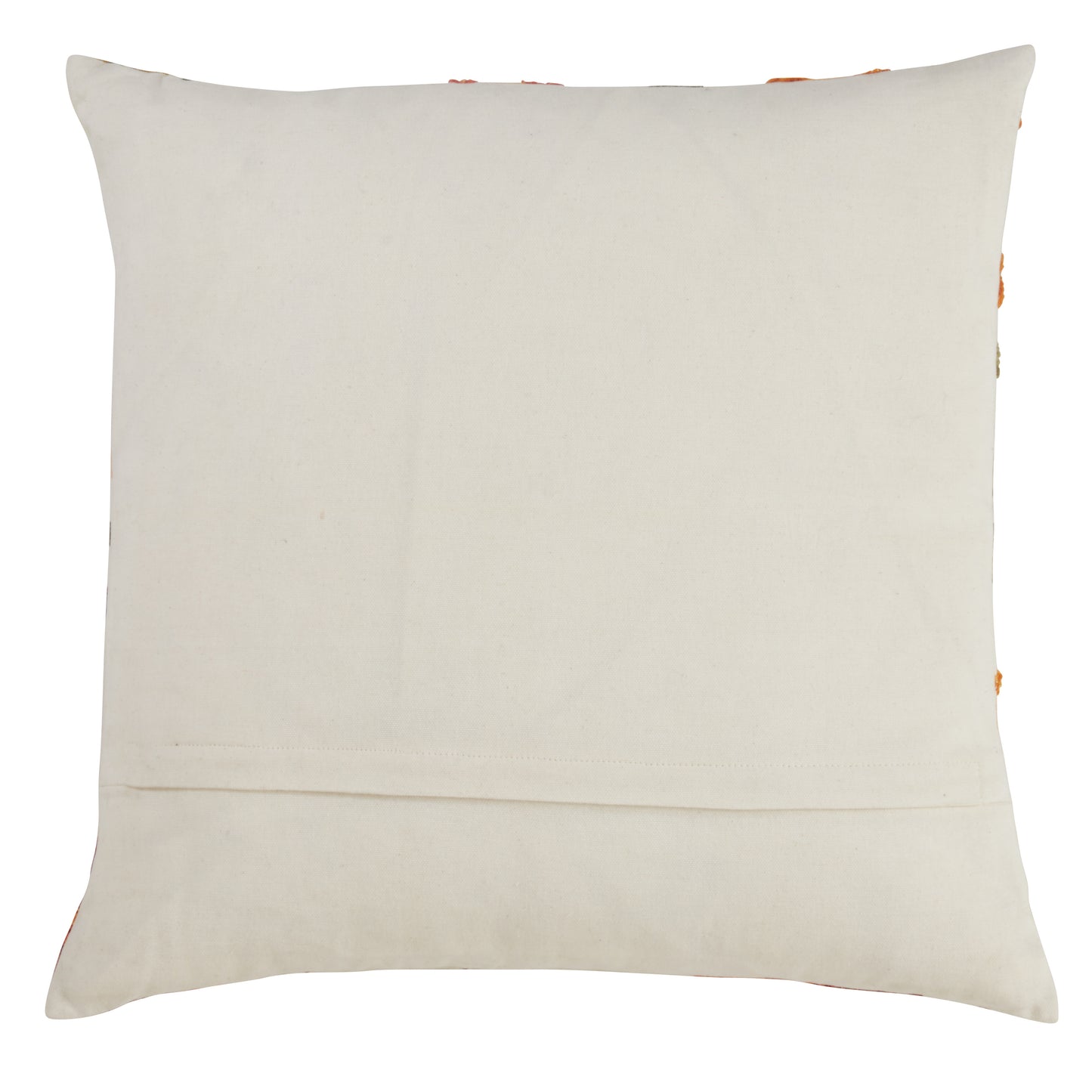 Orange Embroidered Autumn Fall Leaves Holiday Thanksgiving Pillows, 100% cotton