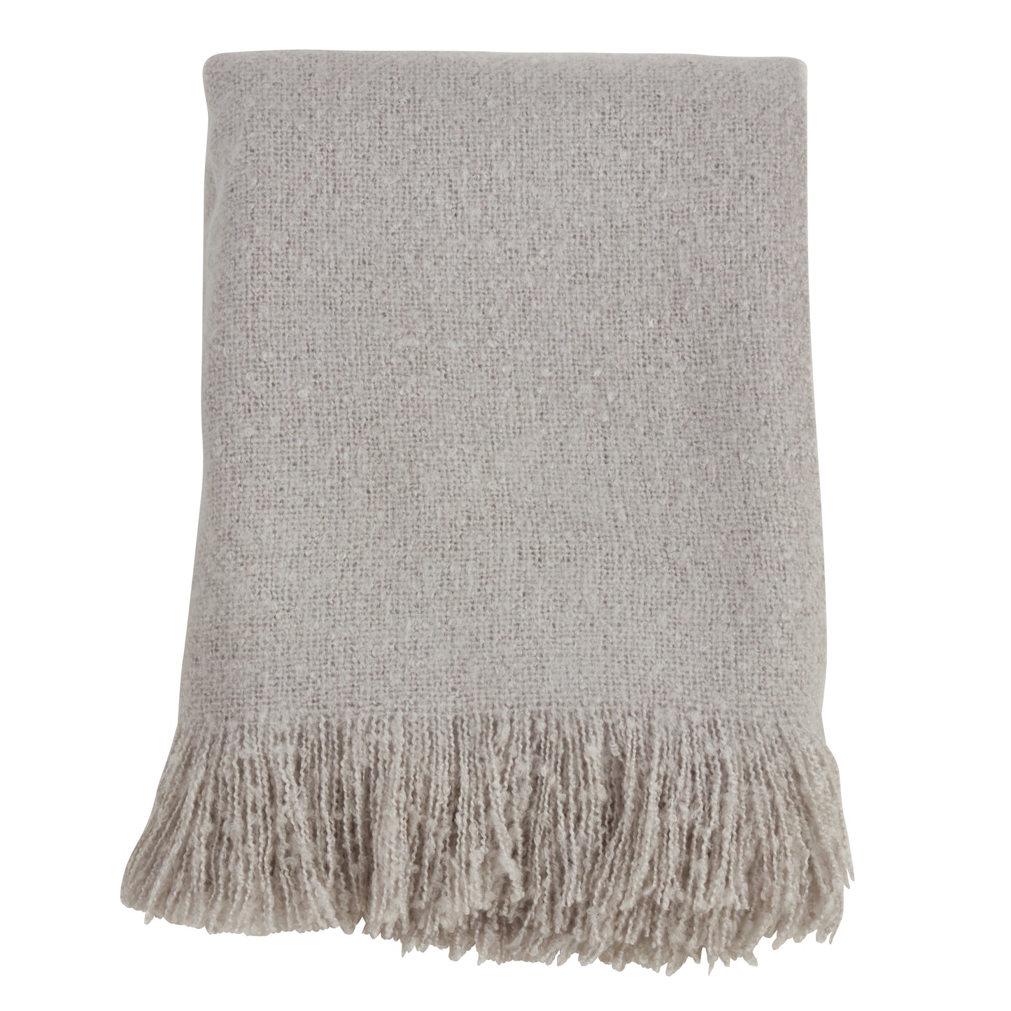 Occasion Gallery Grey Faux Mohair Decorative Cozy Throw Blanket, 50" X 60" 100% Acrylic (1 piece)