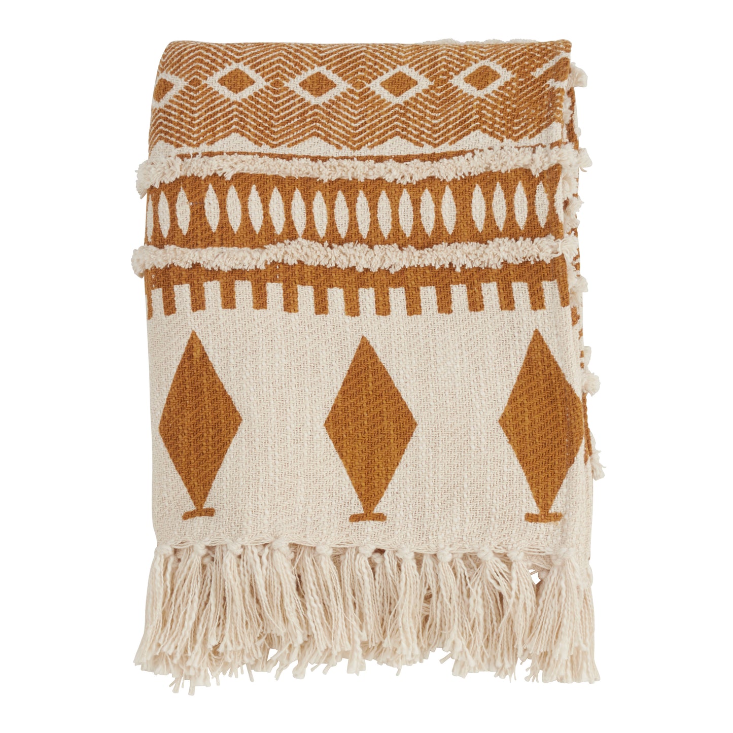 Printed and Embellished Throw, 50" X 60" (1 piece), 100% cotton