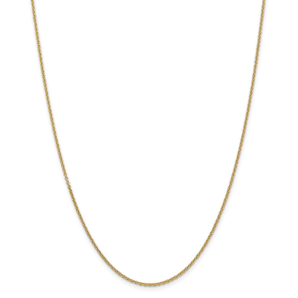 Million Charms 14k Yellow Gold, Necklace Chain, 1.6mm Cable Chain, Chain Length: 16 inches