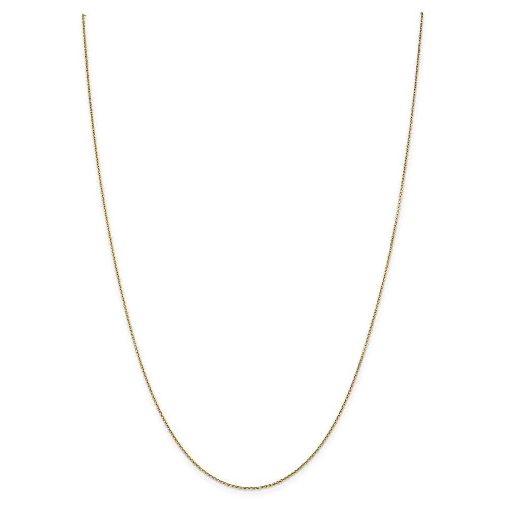 Million Charms 14k Yellow Gold, Necklace Chain, .90mm Diamond-Cut Cable Chain, Chain Length: 20 inches