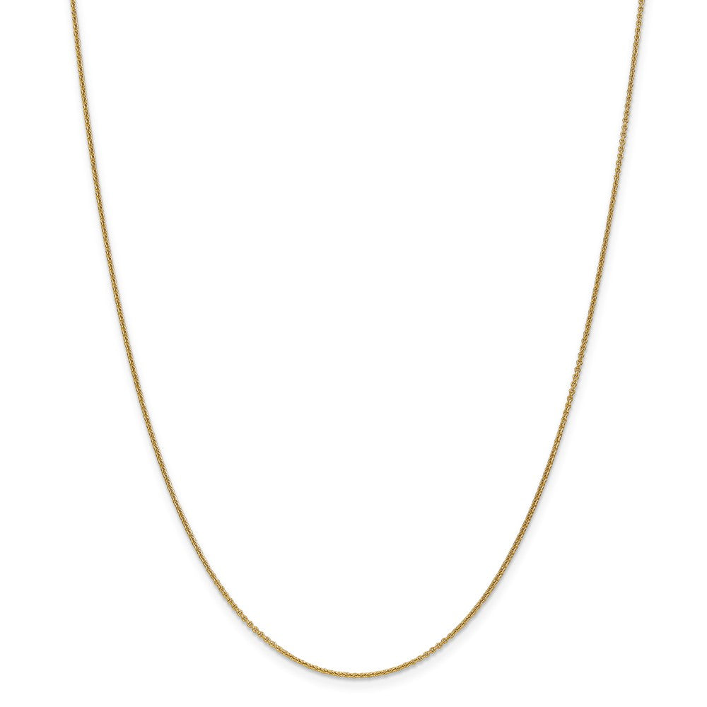 Million Charms 14k Yellow Gold, Necklace Chain, 1mm Cable Chain, Chain Length: 14 inches