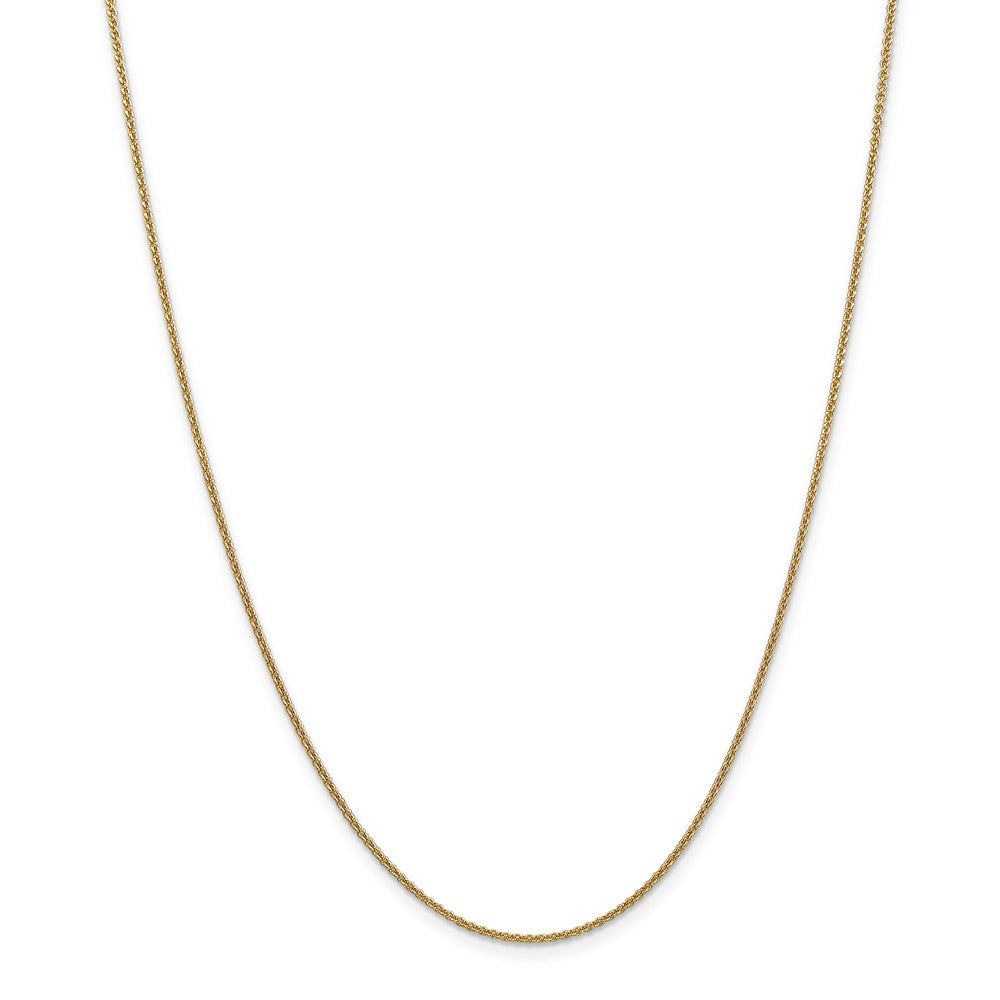 Million Charms 14k Yellow Gold, Necklace Chain, 1.5mm Cable Chain, Chain Length: 16 inches