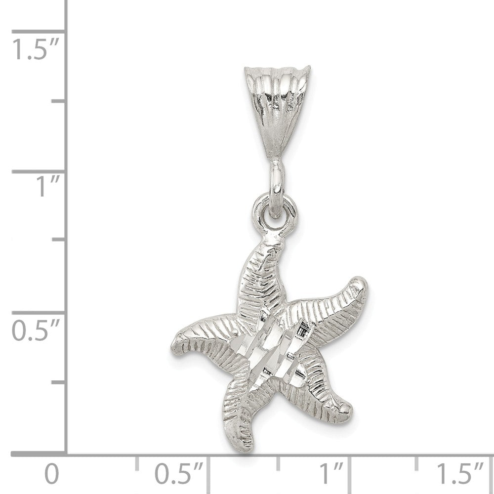 Million Charms 925 Sterling Silver Nautical Starfish Charm