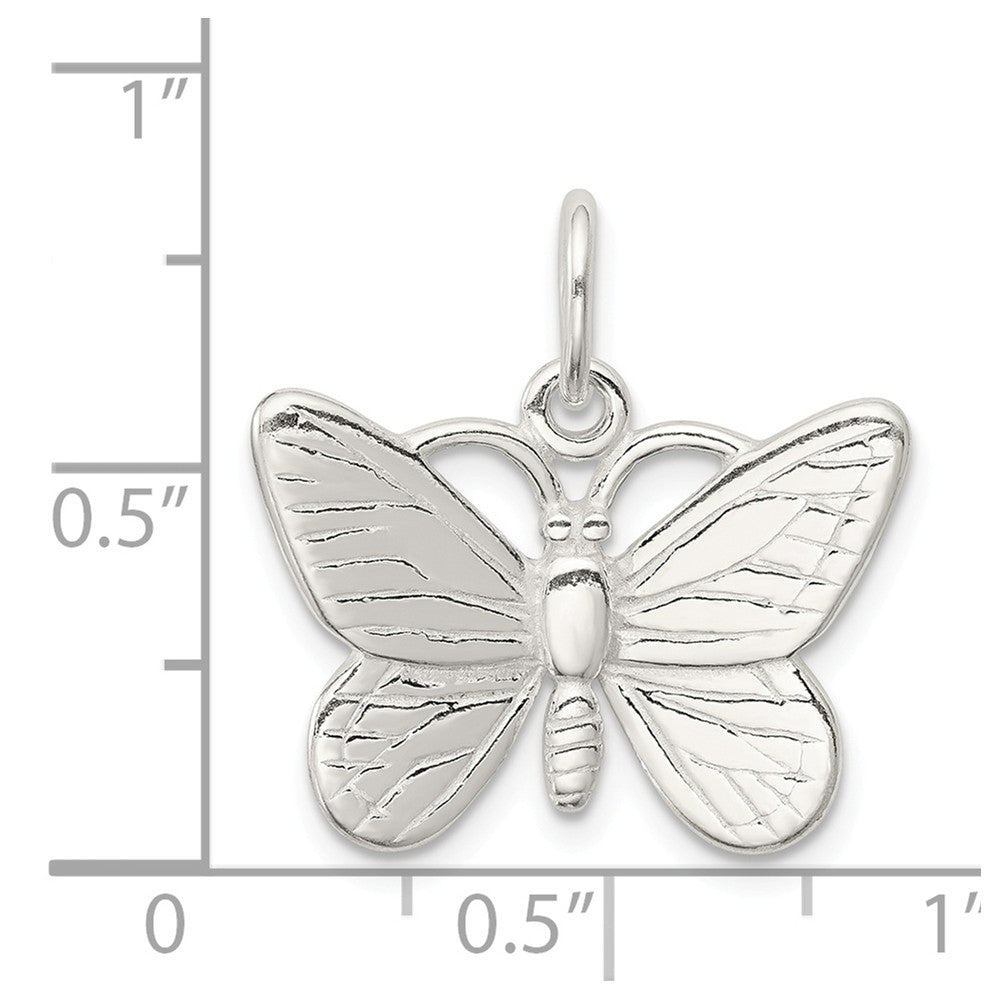 Million Charms 925 Sterling Silver Butterfly Charm
