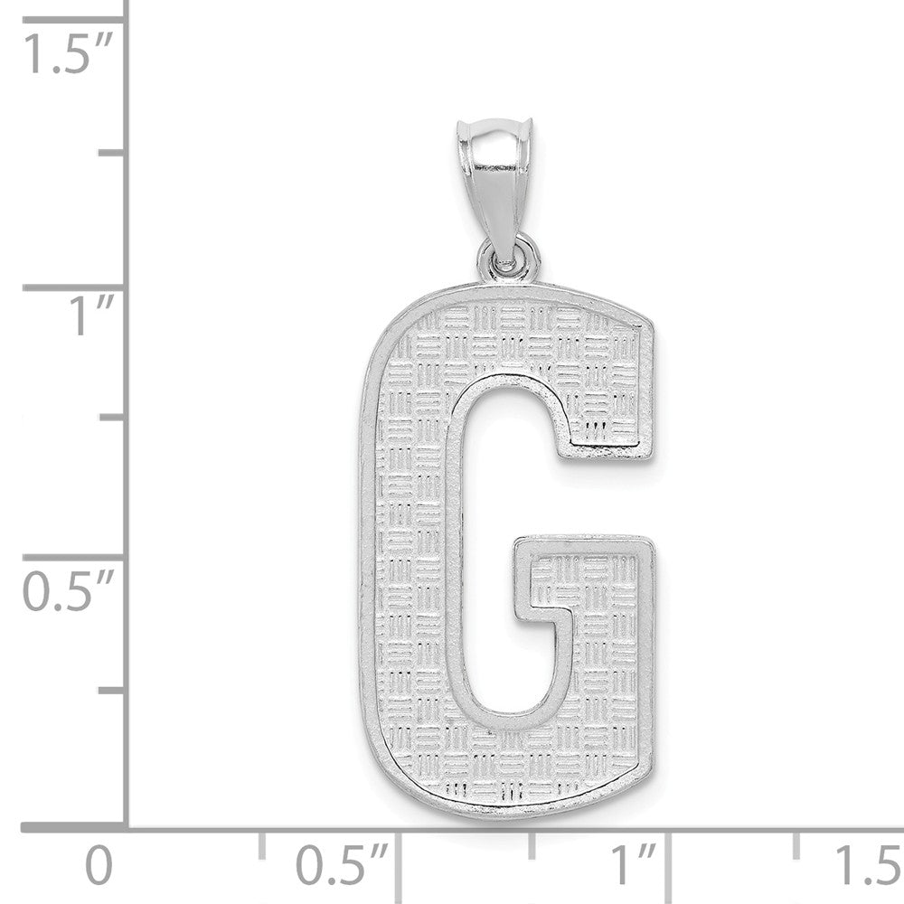 Million Charms 925 Sterling Silver Alphabet Letter Initial G Charm