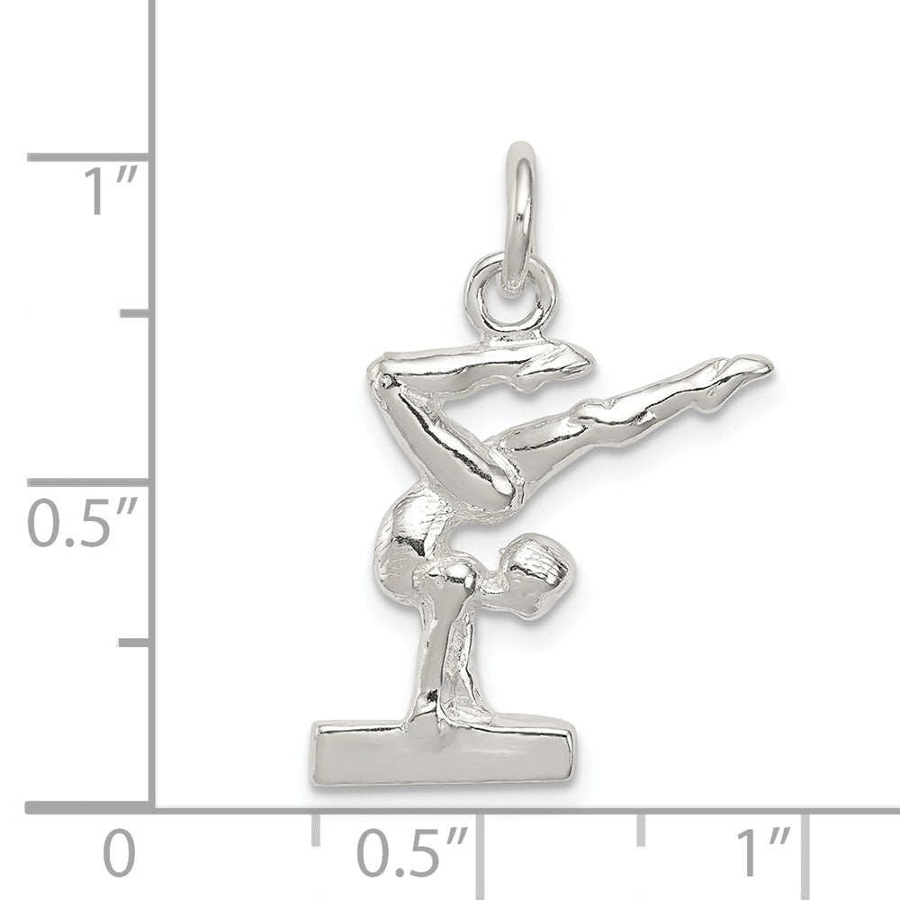 Million Charms 925 Sterling Silver Gymnast Charm
