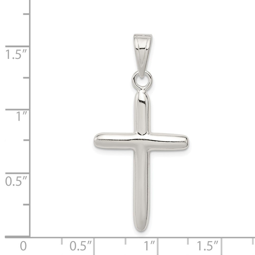 Million Charms 925 Sterling Silver Polished Relgious Cross Pendant