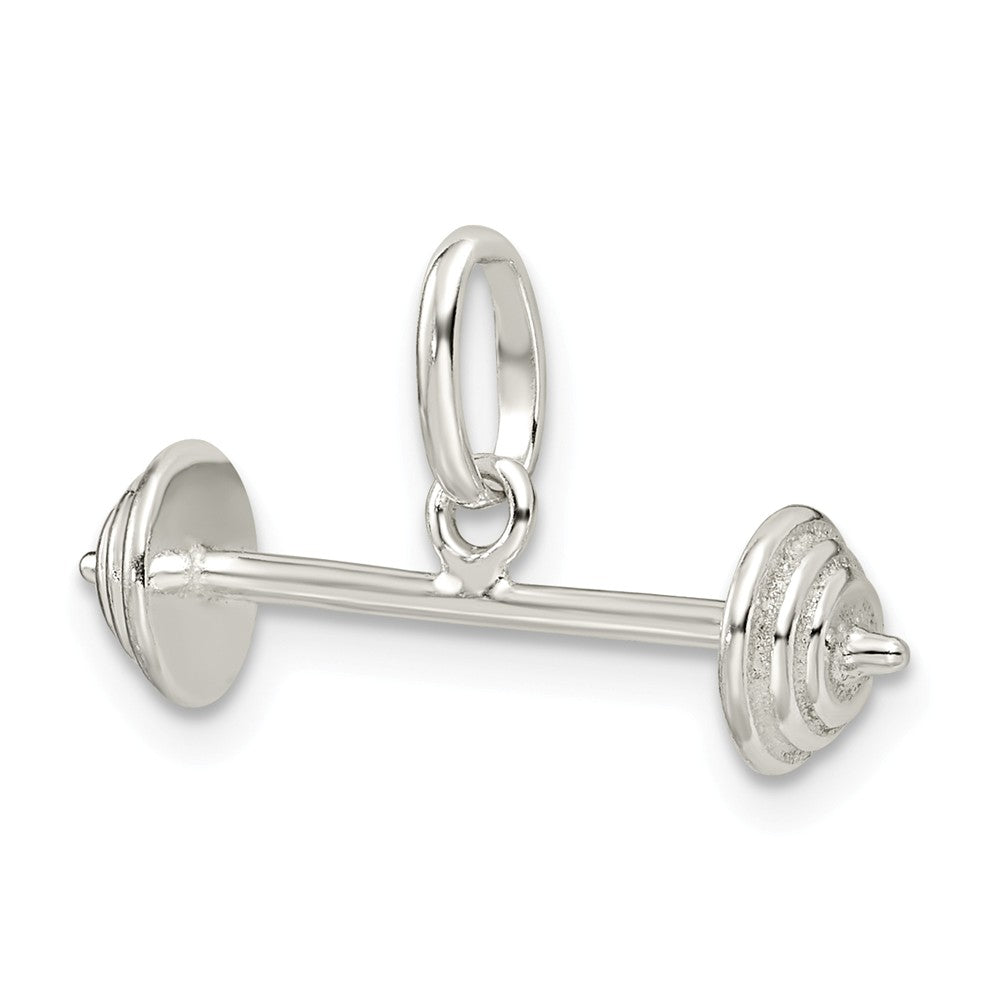 Million Charms 925 Sterling Silver Barbell Charm