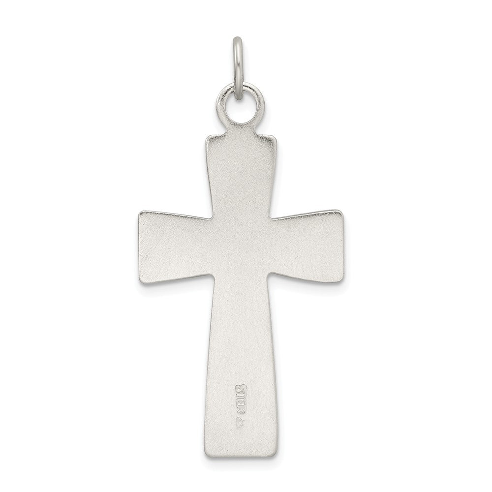Million Charms 925 Sterling Silver Latin Relgious Cross Pendant