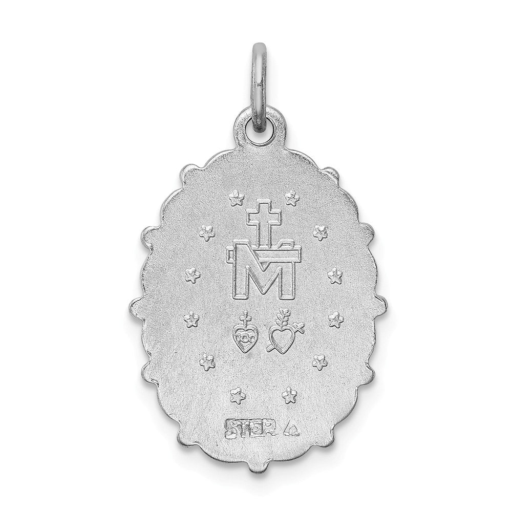Million Charms 925 Sterling Silver Rhodium-Plated & Vermeil Religious Miraculous Medal
