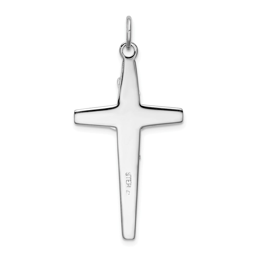 Million Charms 925 Sterling Silver Rhodium-Plated & Vermeil Inri Relgious Crucifix Charm