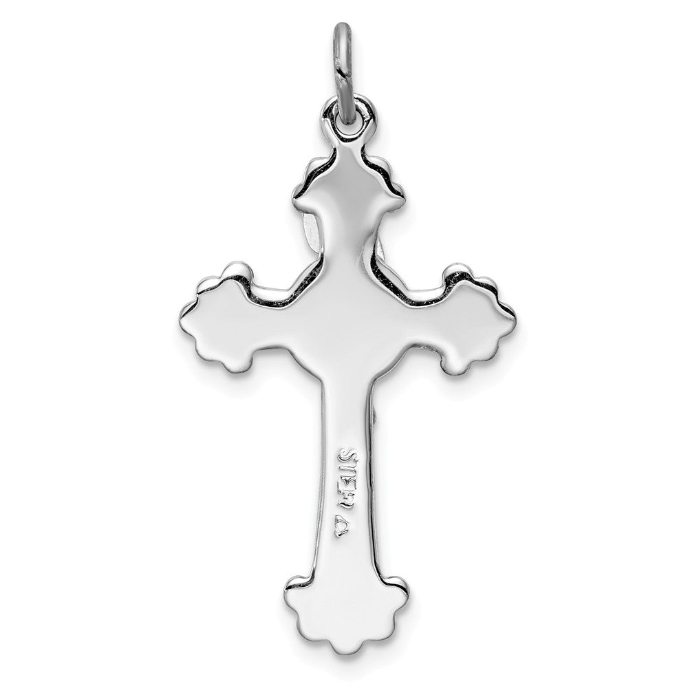 Million Charms 925 Sterling Silver Rhodium-Plated & Vermeil Inri Relgious Crucifix Charm