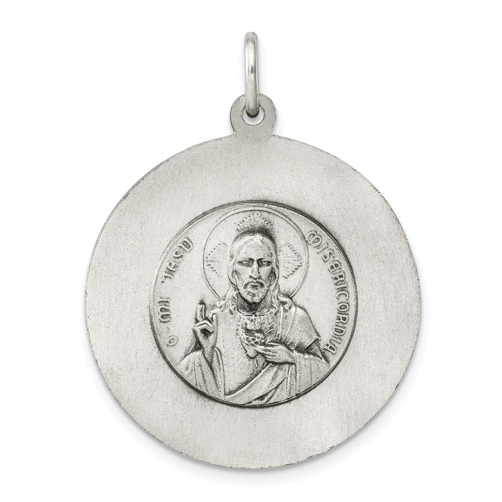 Million Charms 925 Sterling Silver Queen Of The Holy Scapular Medal