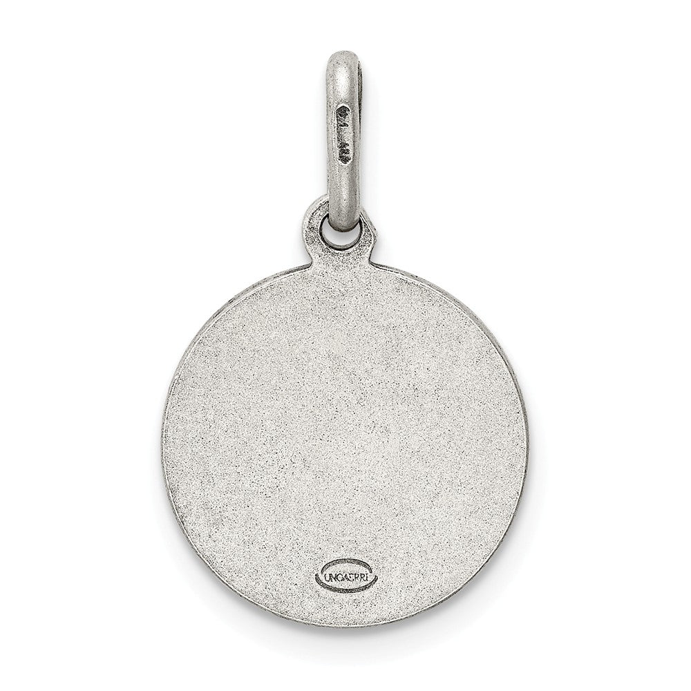 Million Charms 925 Sterling Silver Religious Saint Christopher Medal