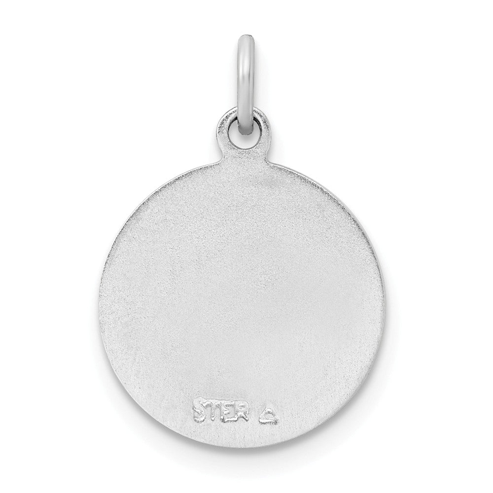 Million Charms 925 Sterling Silver Rhodium-Plated & Vermeil Religious Holy Communion Medal