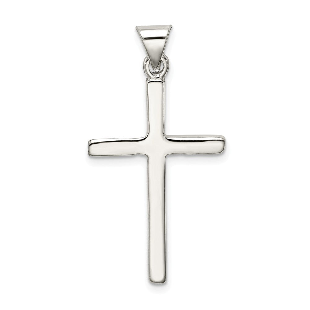 Million Charms 925 Sterling Silver Textured Relgious Cross Pendant