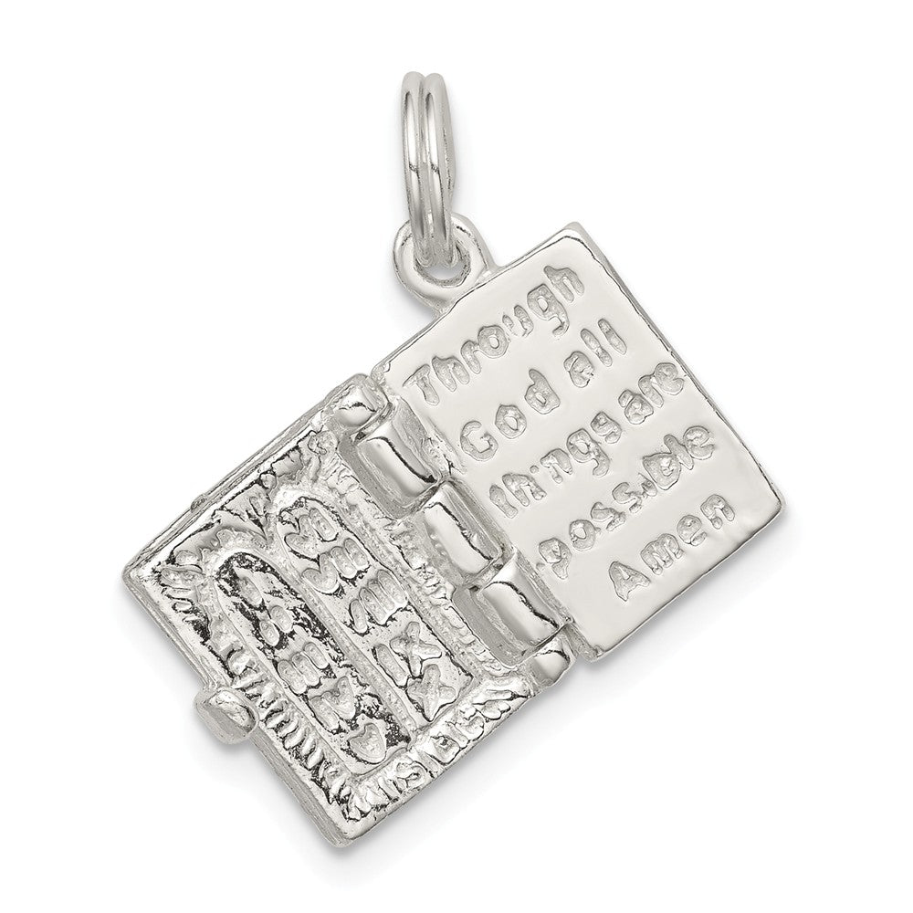 Million Charms 925 Sterling Silver Holy Bible Charm