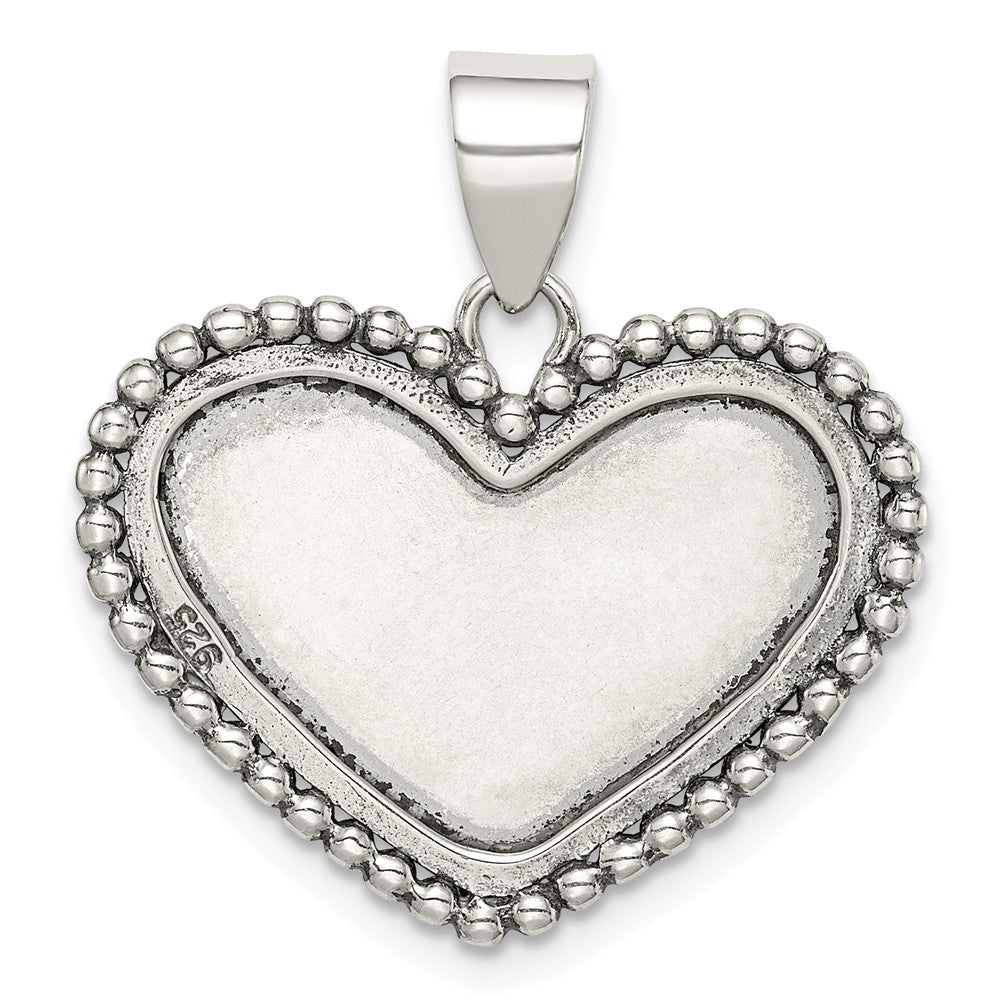 Million Charms 925 Sterling Silver Heart Pendant