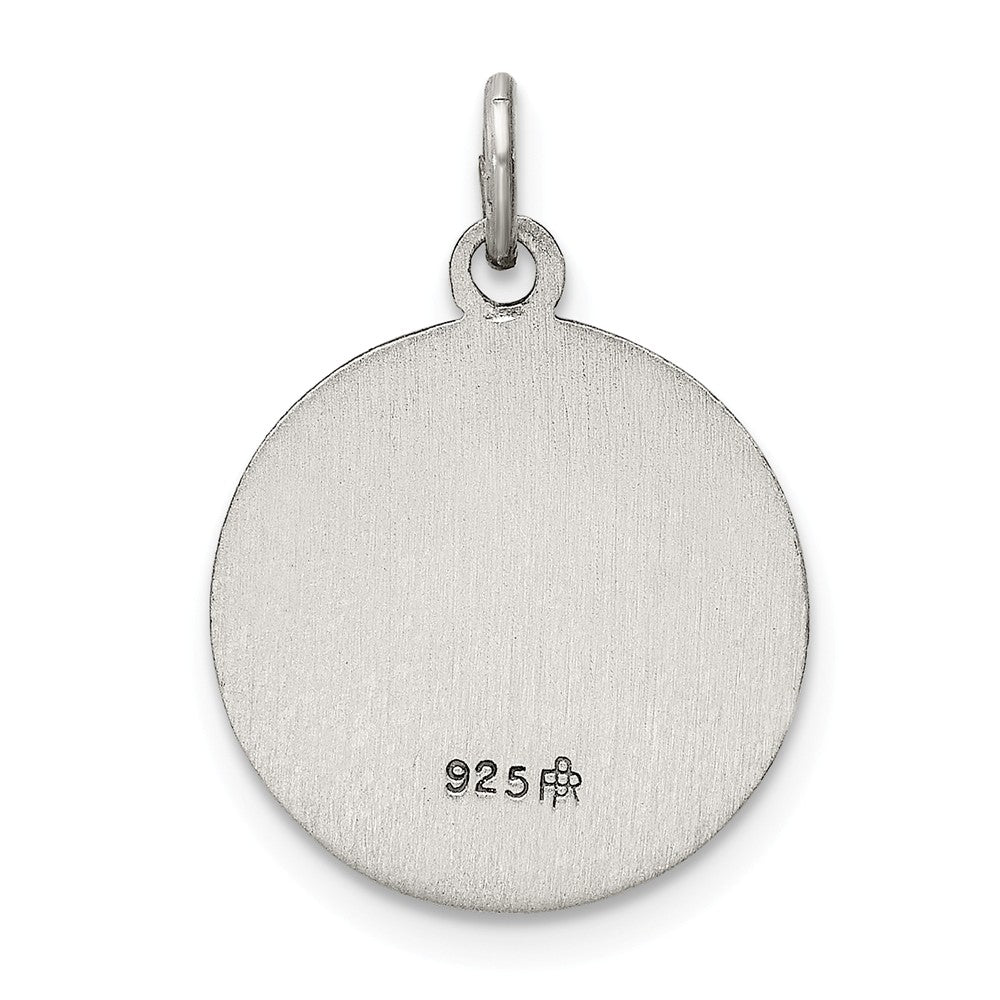 Million Charms 925 Sterling Silver Religious Saint Christopher Medal