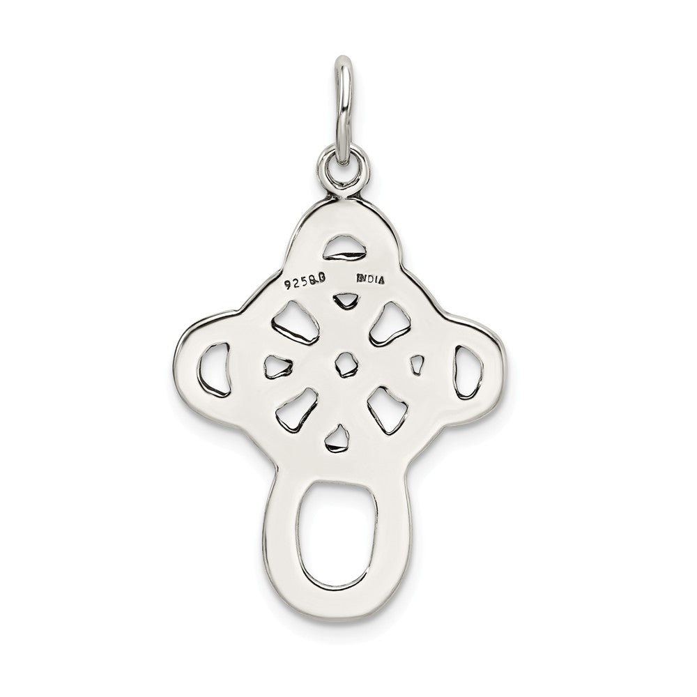 Million Charms 925 Sterling Silver Celtic Relgious Cross Pendant
