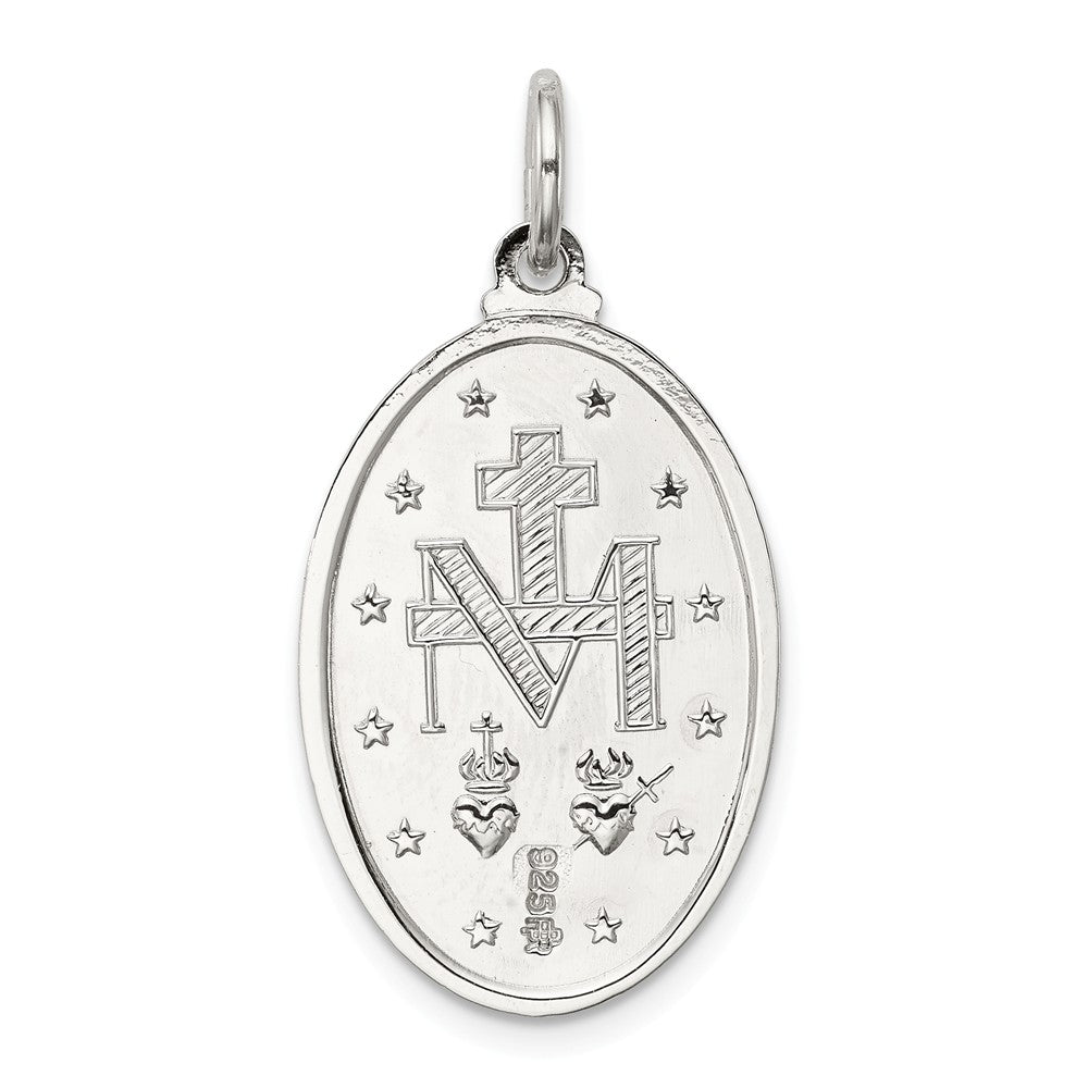 Million Charms 925 Sterling Silver Religious Miraculous Medal