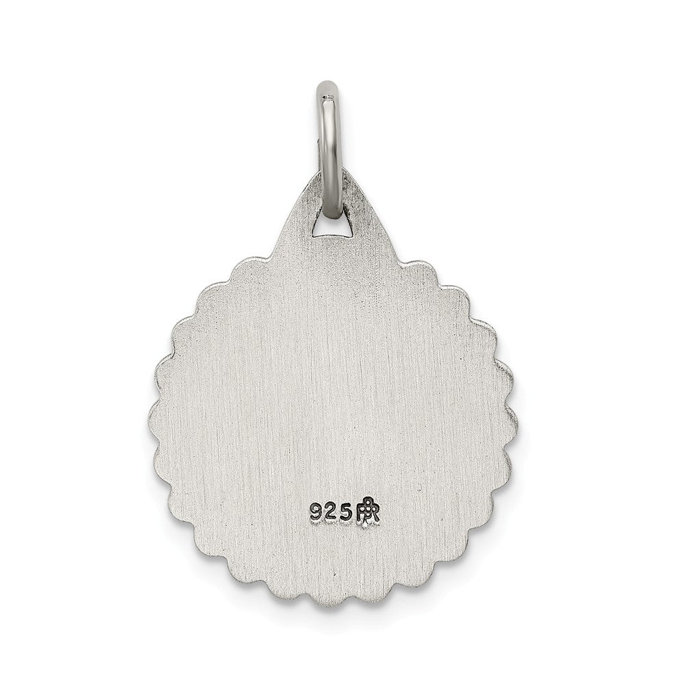 Million Charms 925 Sterling Silver Religious Saint Jude Thaddeus Medal