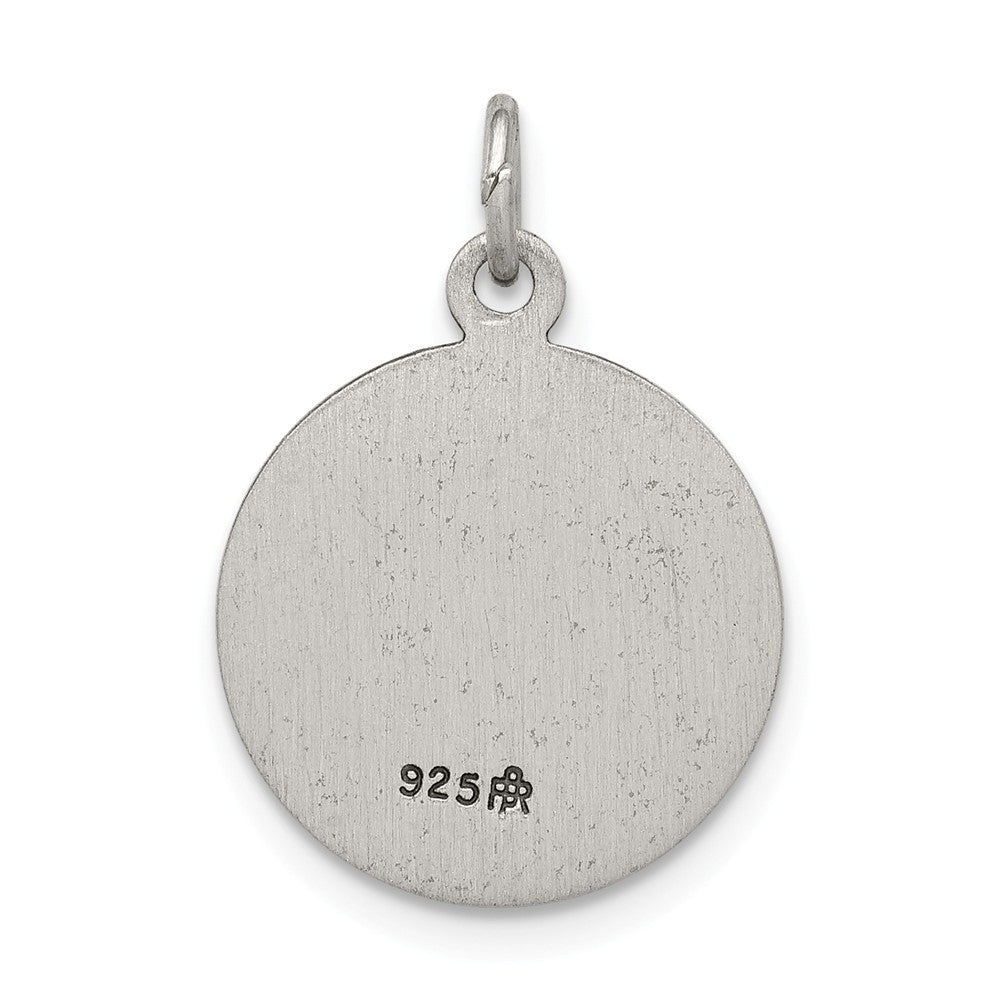 Million Charms 925 Sterling Silver Religious Saint Patrick Medal