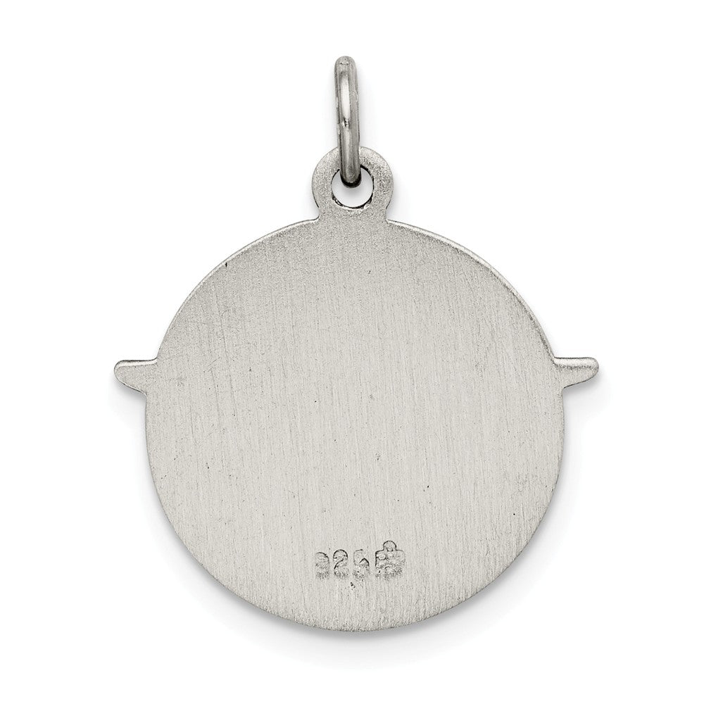 Million Charms 925 Sterling Silver Antiqued Holy Spirit Medal