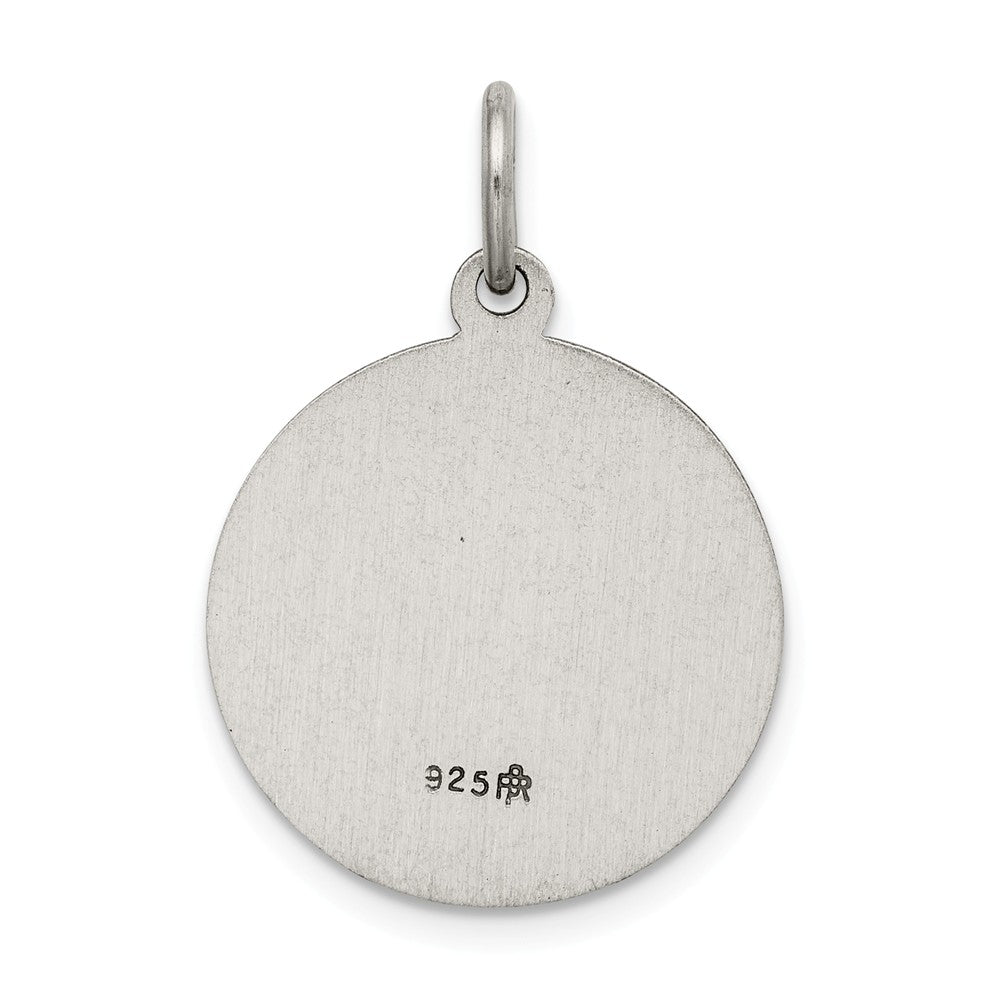 Million Charms 925 Sterling Silver Antiqued Holy Spirit Medal