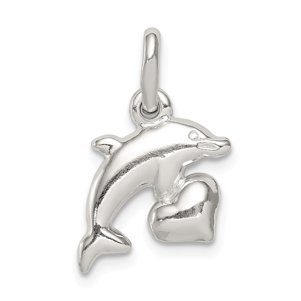 Million Charms 925 Sterling Silver Dolphin Pendant
