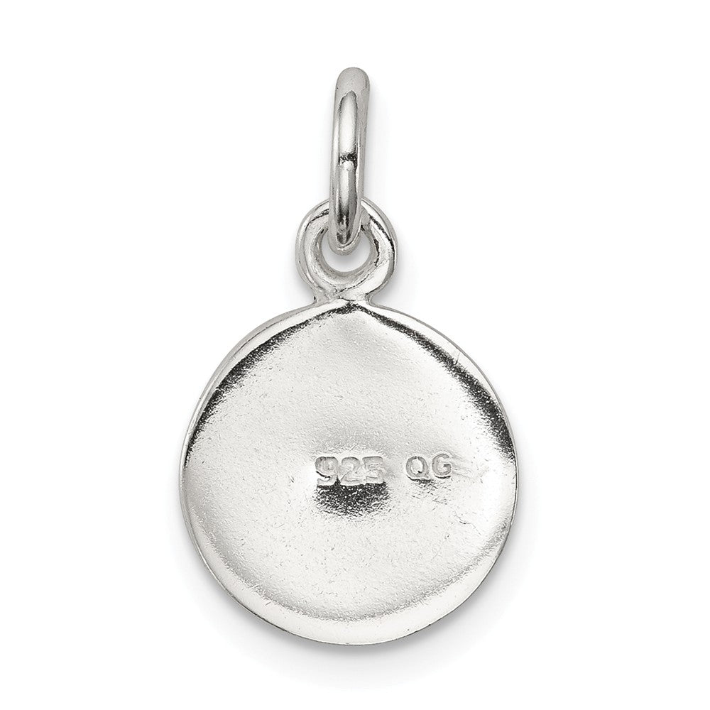 Million Charms 925 Sterling Silver Enameled Sports Soccer Ball Charm
