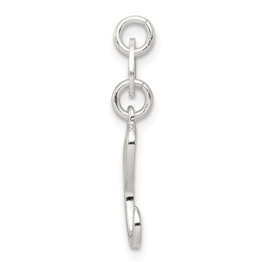 Dije de letra inicial C de plata esterlina 925 Million Charms