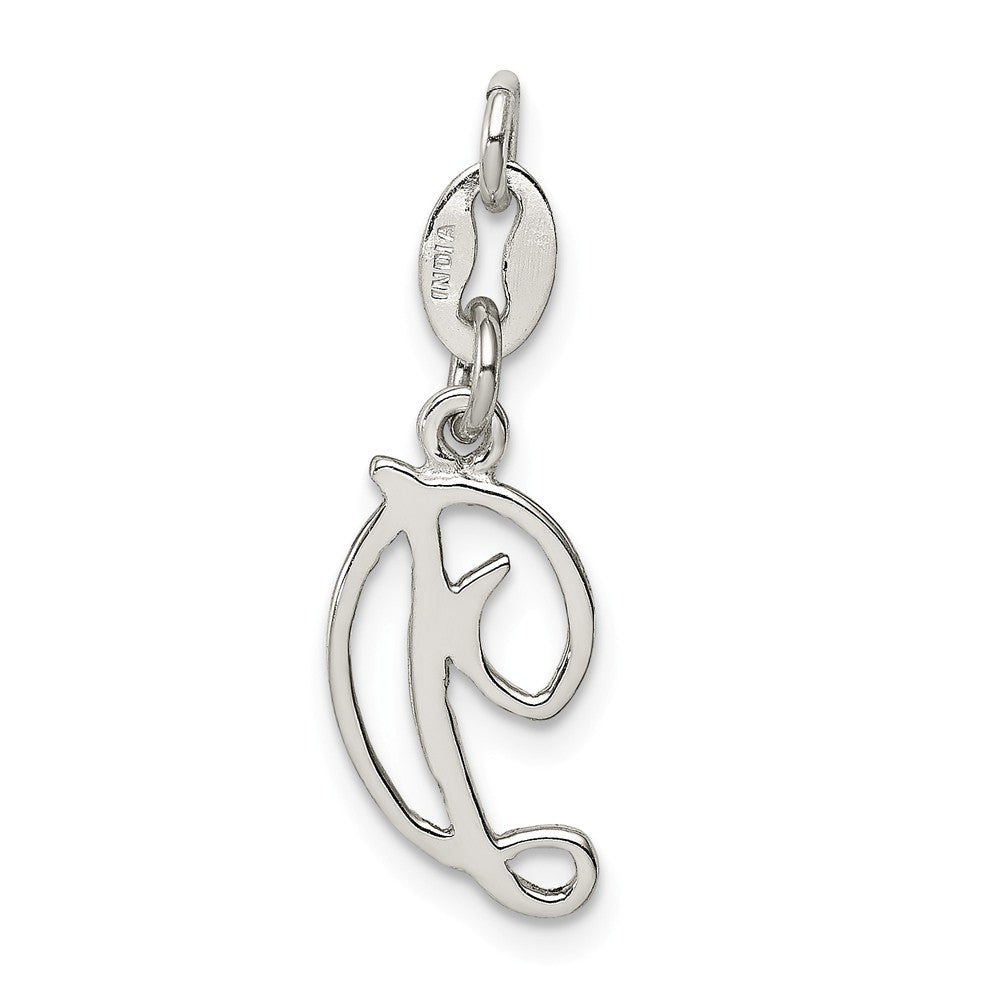 Million Charms 925 Sterling Silver Alphabet Letter Initial D Pendant